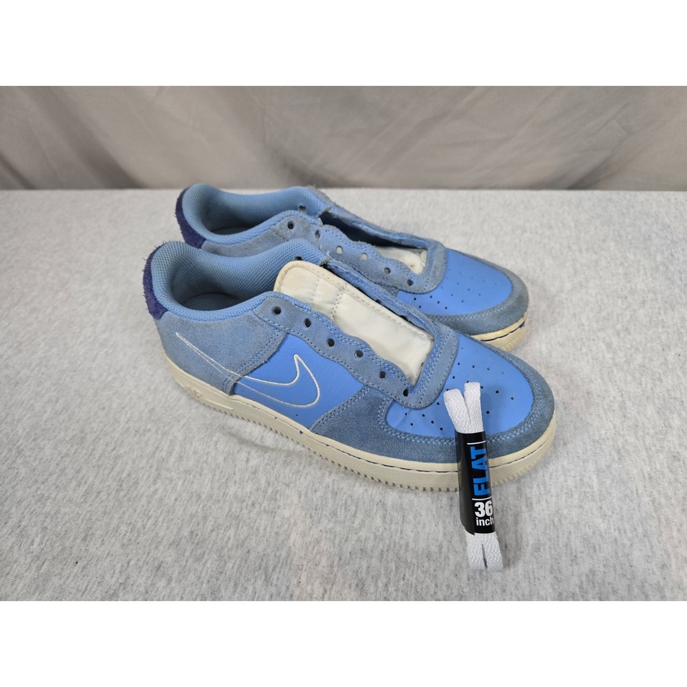 Nike Air Force 1 '07 LV8 Shoes University‎ Blue DB1561-400 Grade School Size 6Y